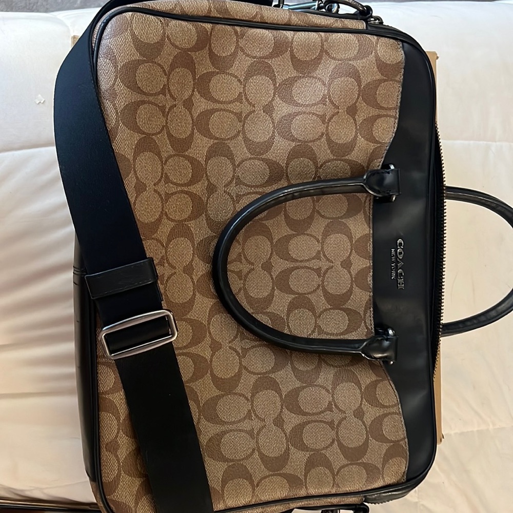 Coach - Briefcase / laptop bag in signature canvas